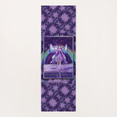 Tapis De Yoga Fée de pluie violette (Dos)