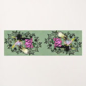 Tapis De Yoga Fée d'ombre rose (Dos (Horizontal))