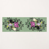 Tapis De Yoga Fée d'ombre rose (Devant (Horizontal))