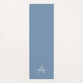 Tapis De Yoga Feminine Monogram Script Calligraphy (Devant)