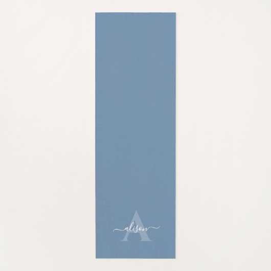Tapis De Yoga Feminine Monogram Script Calligraphy (Devant)