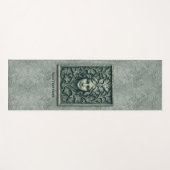 Tapis De Yoga Femme verte - Pierre (Devant (Horizontal))