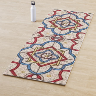 Tapis De Yoga Fenêtre en verre tendu géométrique Newcastle Cathe