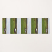 Tapis De Yoga Ferme d'automne (Dos (Horizontal))