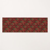 Tapis De Yoga Festive Damask  (Devant (Horizontal))