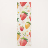 Tapis De Yoga Fête d'anniversaire aux fraises mignonnes (Devant)