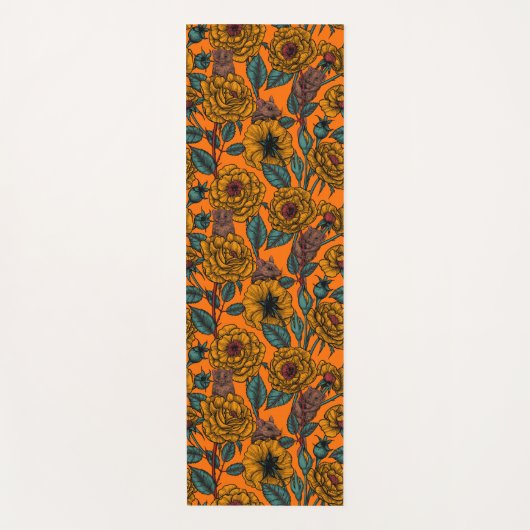 Tapis De Yoga Fête des souris rétro (Devant)