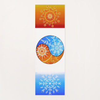 Tapis De Yoga Feu et glace