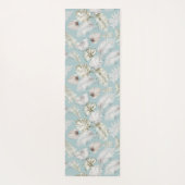 Tapis De Yoga feuillage d'or tropical Monogramme Yoga Mat (Dos)