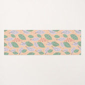 Tapis De Yoga Feuilles à la dérive (Dos (Horizontal))