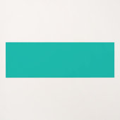 Tapis De Yoga Feuilles Abstraits turquoises (Dos (Horizontal))