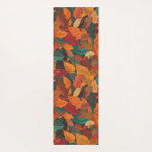 Tapis De Yoga Feuilles d'automne colorées (Dos)