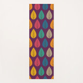 Tapis De Yoga feuilles d'automne colorées (Devant)
