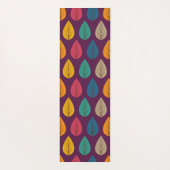 Tapis De Yoga feuilles d'automne colorées (Dos)