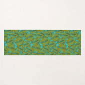 Tapis De Yoga Feuilles Palm (Devant (Horizontal))