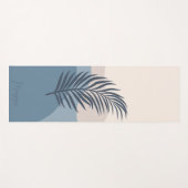 Tapis De Yoga Feuilles Palm de nom personnalisé (Devant (Horizontal))