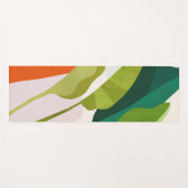 Tapis De Yoga Feuilles tropicaux (Devant (Horizontal))