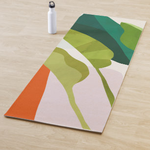 Tapis De Yoga Feuilles tropicaux