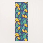 Tapis De Yoga feuilles verts (Dos)