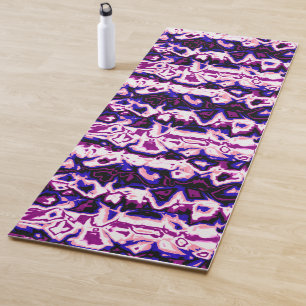 Tapis De Yoga Fidèle Bohème Rétro Marbré Rayures Fierté Genderfl