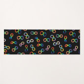 Tapis De Yoga Fierté autistique Neurodiversité Acceptation (Devant (Horizontal))