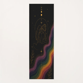 Tapis de Yoga Fierté Lesbienne Céleste