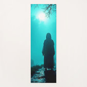 Tapis De Yoga Figure de fantôme dans Haunted Woods Design (Devant)