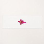 Tapis De Yoga Fille Design, Or Léger, Rouge Purplish (Devant (Horizontal))