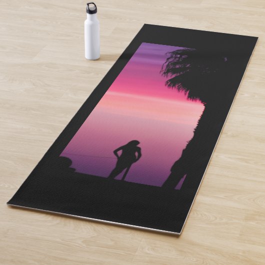Tapis De Yoga Fille d'été (En situation)