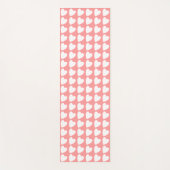 Tapis De Yoga Fille Motif de coeur rose simple (Devant)