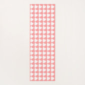 Tapis De Yoga Fille Motif de coeur rose simple (Dos)
