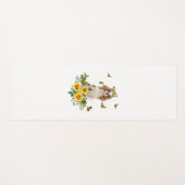 Tapis De Yoga Filles Femmes Maman Cavalier King Charles Spaniel  (Devant (Horizontal))