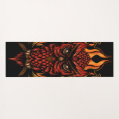 Tapis De Yoga Fire owl (Dos (Horizontal))