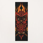 Tapis De Yoga Fire owl (Devant)