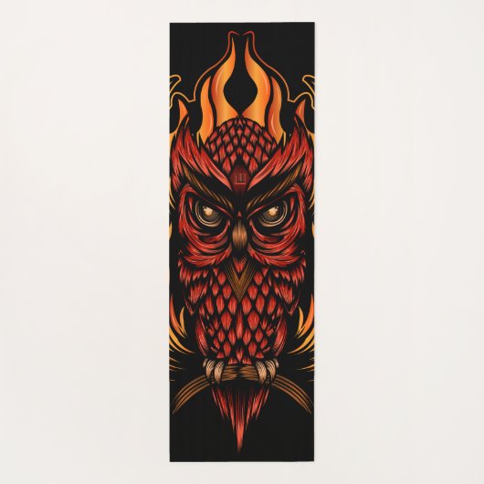 Tapis De Yoga Fire owl (Dos)