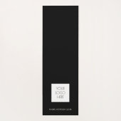 Tapis De Yoga Fitness Logo Modèle Workout Noir (Dos)