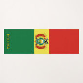 Tapis De Yoga Flag of Bolivia (Devant (Horizontal))