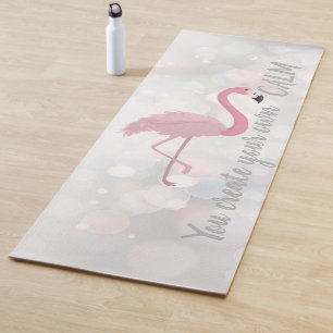 Tapis De Yoga Flamant Rose Cool - Vous Créez Votre Propre Calme