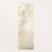 Tapis De Yoga Flamant rose rose floral, Bokeh - Message de motiv (Dos)