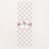 Tapis De Yoga Flamant rose rose rosé Art déco (Devant)