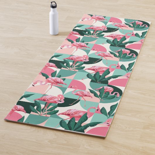 Tapis De Yoga Flamant rose Yoga Mat (En situation)
