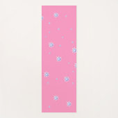 Tapis De Yoga Flambeaux d'hiver roses (Devant)
