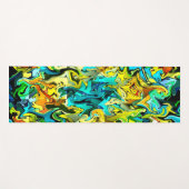 Tapis De Yoga Flames&Eau.... (Devant (Horizontal))