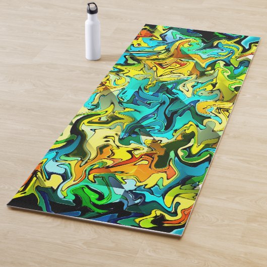 Tapis De Yoga Flames&Eau.... (En situation)