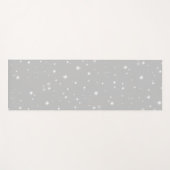 Tapis De Yoga Flamme gris argenté (Devant (Horizontal))