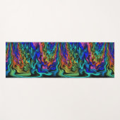 Tapis De Yoga Flammes mystiques (Devant (Horizontal))