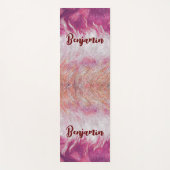 Tapis De Yoga Flammes violettes modernes Art Abstrait apaisant C (Devant)