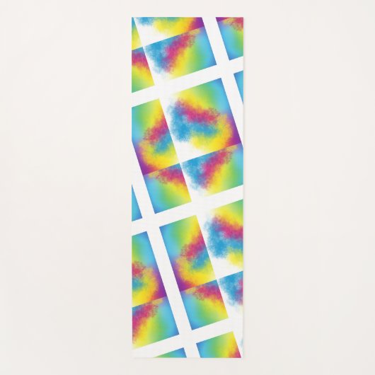 Tapis De Yoga flash de couleur (Devant)