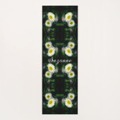 Tapis De Yoga Fleabane sauvage Fleur de marguerite Abstraite per (Dos)