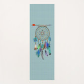 Tapis De Yoga Flèche et plumes Dreamcatcher Style Boho (Devant)